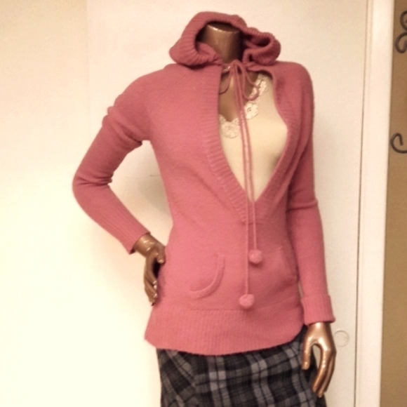 It's Our Time Sweaters - It's our time Dusty Rose Hooded Sweater